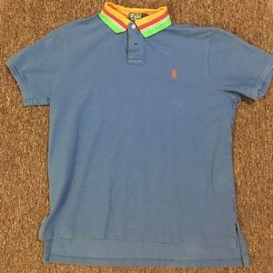 Polo By Ralph Lauren  multi color neck
